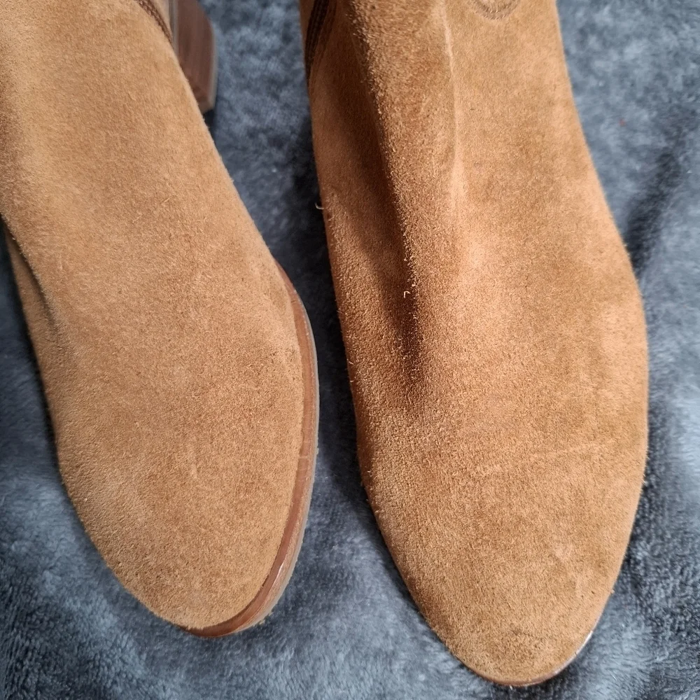 Soludos Delancey Ankle Bootie women's  size US 6 Tan Leather Minimalist